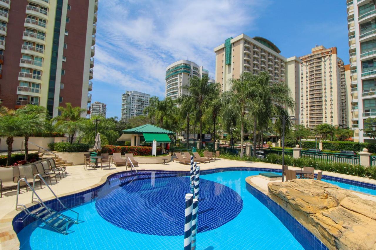 Barra Da Tijuca - 508 - De Frente Para Maravilhosa Piscina - Estacionamento Gratuito - Academia Comphania Atletica - Balsa Para Praia Gratis - Microondas - Geladeira Grande - Recepcao 24Horas - Wi-Fi - Com Pia ريو دي جانيرو المظهر الخارجي الصورة